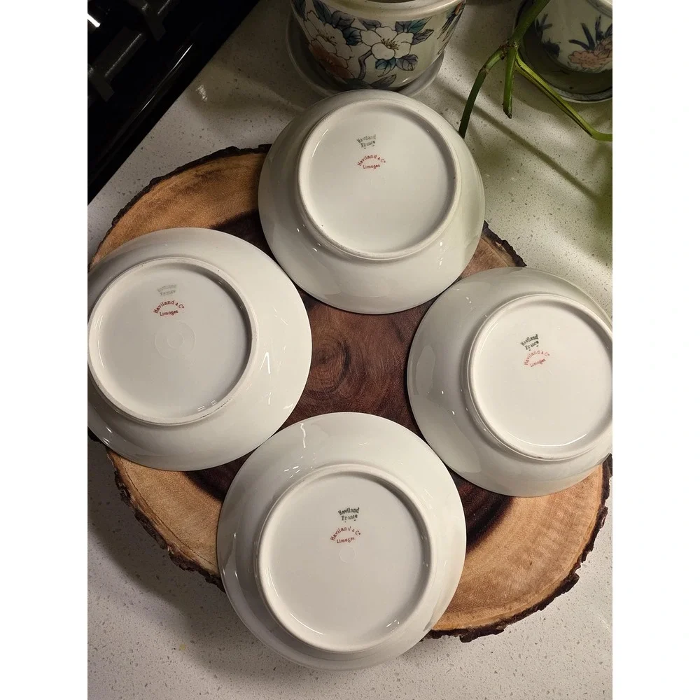 Antique Haviland Limoges Schleiger 290 Pattern Dessert Bowls 5